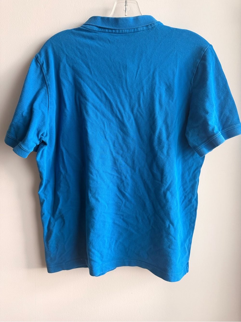 Puma Men's Bright Blue Polo with White Logo - Picture 2 of 3
